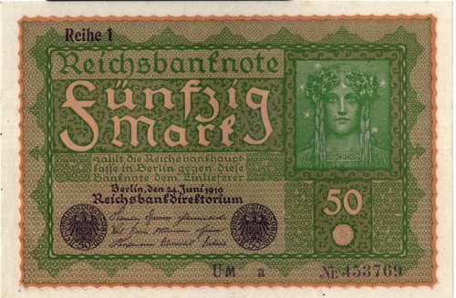 German banknote marks p66 - banknote, 50