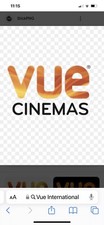 2 x Vue cinema tickets valid