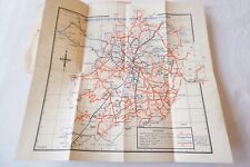 1938 Birmingham Corporation Tram & Omnibus Map  