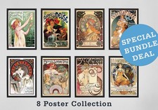 Alphonse Mucha Set POSTER