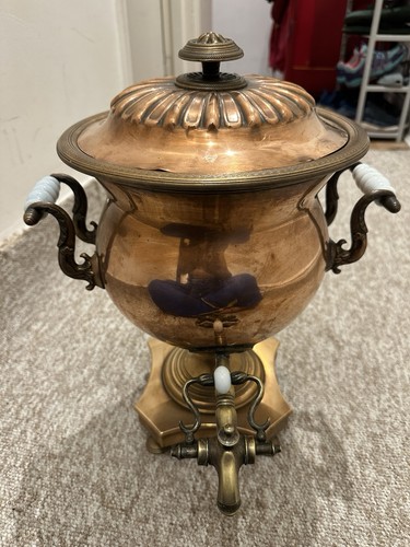 Antique copper samovar - samovar,, also