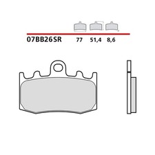 BREMBO KIT PASTIGLIE FRENO ANT. MONTA SU BMW R 1200 RT 1200 10-13-07BB26SR