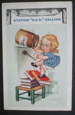 DONALD MCGILL Comic WIRELESS RADIO AERIAL STATION S.O.S CALLING GIRL ACCIDENT