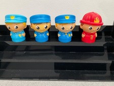 Mega Bloks Figures Characters Mega Blocks First Builders rescue squad x 4