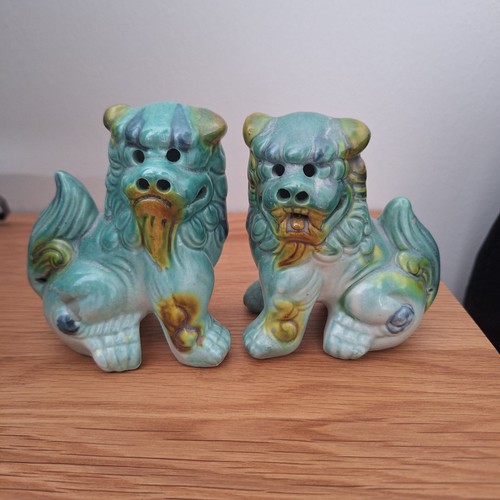 Pair vintage chinese foo - vintage,