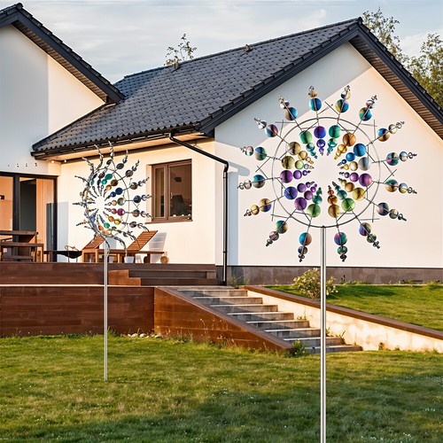 Kinetic metal windmill wind - kinetic,