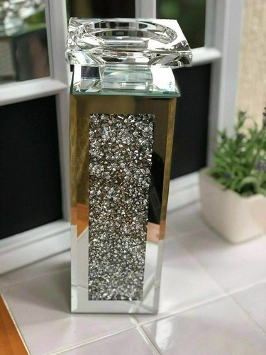 Tall crushed crystal pillar - crushed,