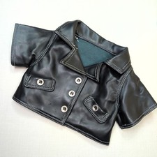 Bear Factory Black Faux Leather Biker Style Jacket