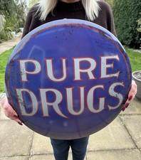 Pure Drugs Vintage Tin Sign