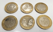 6 x Collectable current  £2 Two Pound Coins collectors coins