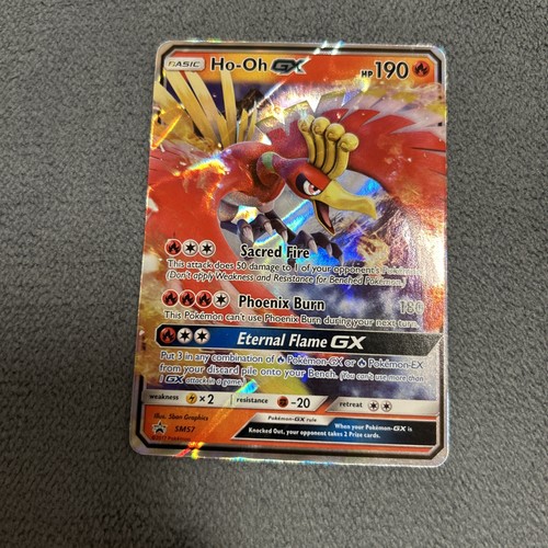 Pokemon card sm57 sun - ho-oh, gx