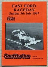 SNETTERTON 5 Jul 1987 BRSCC