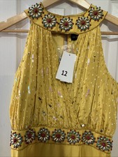 NEW with tags. Virgos Lounge Mustard Yellow Maxi Dress. Size 12. Stunning.