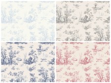 Toile De Jouy Wallpaper - Artisan Wallcoverings - Shabby Chic Wall Decor