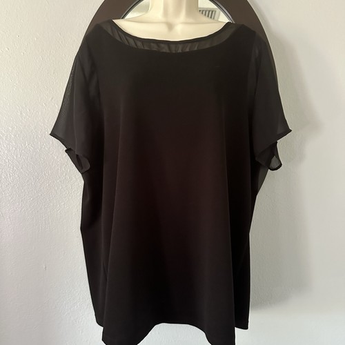 Pleione black tunic top - black,