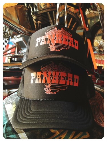 Panhead black harley - black,