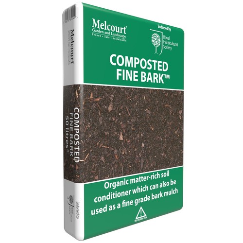 Composted fine bark 50l - bark, |