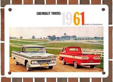 Metal Sign - 1961 Chevy Apache