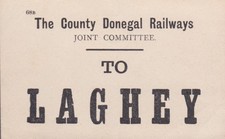 CDRJC Railway Luggage Label LAGHEY