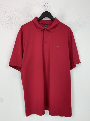 Greg norman red polo shirt - red,