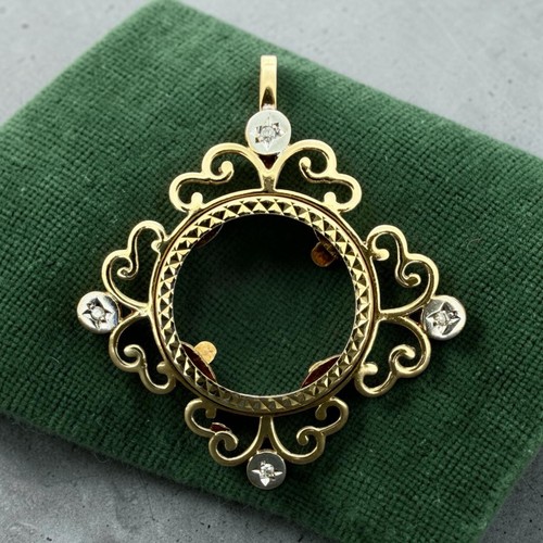 Vintage diamond set half - set,