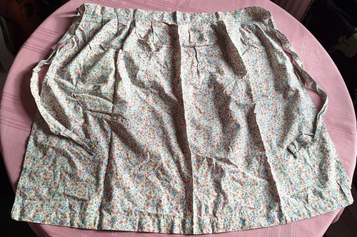 Vintage handmade half apron - handmade,
