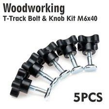 5pcs T-Track Bolt & Knob Kit