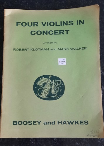 Boosey hawkes four violins - &,