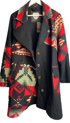 Joe browns coat aztec pattern - aztec,