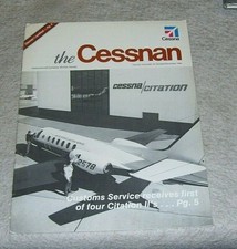 the CESSNAN VOL 1 No 10 October/November 1984 MAGAZINE Cessna Caravan 1 Citation