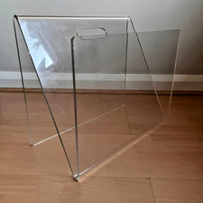 Vintage Retro Clear Perspex