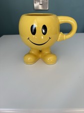 Rare Vintage yellow Ceramic