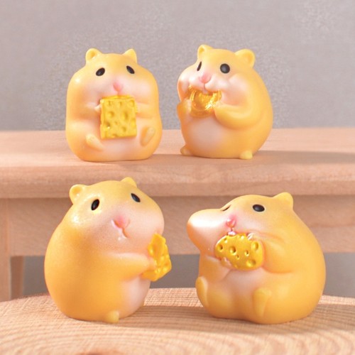 4pcs little yellow hamster - 4pcs,
