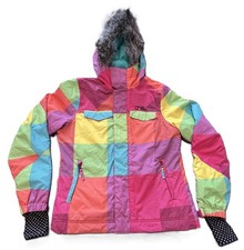 Eclectic Kidcore Colorblock O'Neill Escape Series Girl's Ski Jacket Size 164(EU)