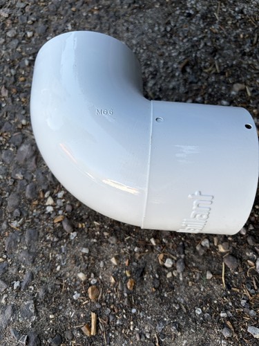 Vaillant flue elbow with clamp - with,