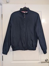 Topman Navy Blue Harrington