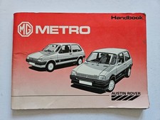 MG METRO INC TURBO OWNERS