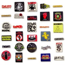 50 X 90s Punk Sticker Pack -