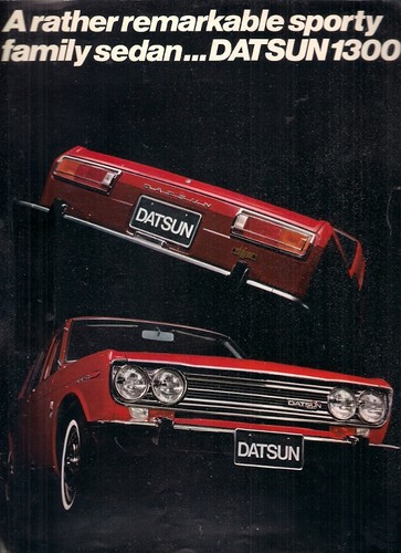 Datsun nissan 1300 1970 uk - datsun,