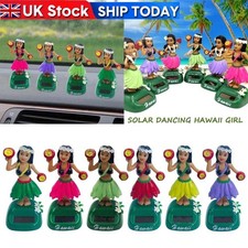 Solar Swinging Dancing Doll Plastic Hula Girl Swinging  Car Decor
