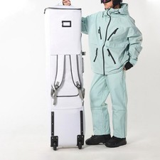 Rolling Ski Bag Backpack with