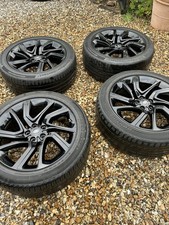 4 Genuine 21” black Range Rover Sport Alloys with Tyres