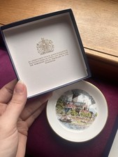 Royal Worcester Trinket Pin Dish of Worcester Cathedral with box - Kay & Co