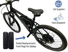 1 Pair Ebike Electric Bike Anti-slip Alloy Foot Pegs Footrest - Replaces Pedals