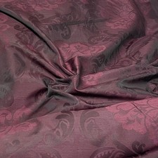 Damask Fabric Faux Silk