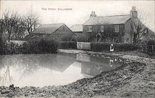 Ballinger near Great Missenden. The Pond by Geo.H.Hunt, The Bakery, Ballinger.