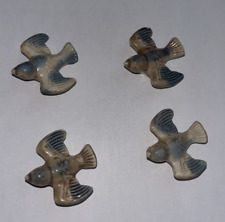 WADE POTTERY BLUE BIRDS X 4