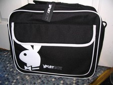 PLAYBOY BLACK LAPTOP BAG BUNNY