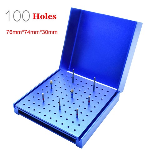 100 hole dental - bur, box
