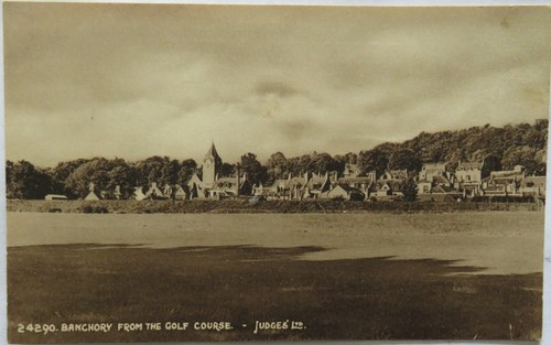 Old postcard banchory - postcard,